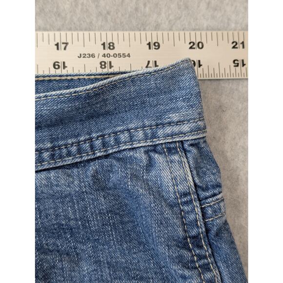 Eddie Bauer Mens Carpenter Pants Blue Jeans 40 x 34 Tall 100% Cotton Baggy Work - Picture 8 of 13